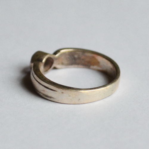 Серебряное кольцо с аметистом из серии: украшения коренные народы Америки Ручная работа.