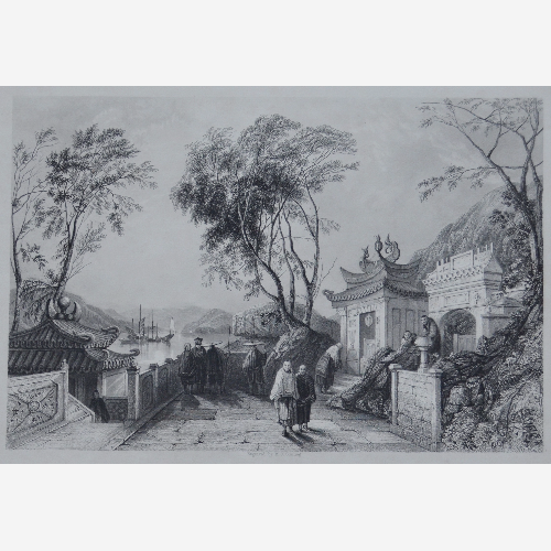 Виды Китая глазами европейцев.  Европа. 19 век. бумага. гравюра,