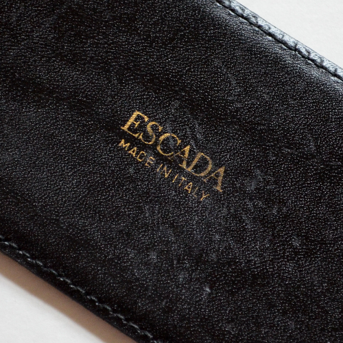 ESCADA Элегантный винтажный кожаный ремень из натуральной кожи  Италия