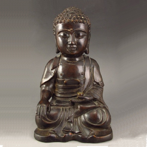 Старинная фигурка Будды Марка  - ГУАН СЮЙ (1875-1908) - Династия Цин. Китай 