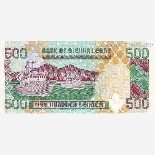 Банкнота Сьерра-Леоне. 500 леоне. 1995 год. UNC