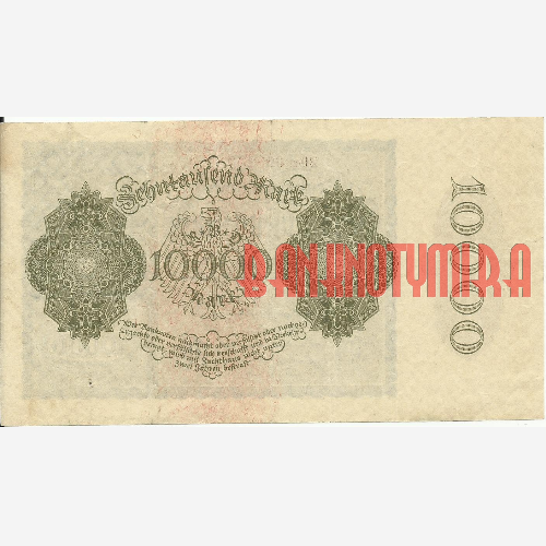 Банкнота Германии 10000 марок. 1922 год. XF (Арт.DEM10К-208)
