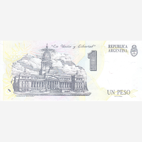 Банкнота Аргентины 1 песо. ND(1992-1994). UNC (Арт.ARS1-031)