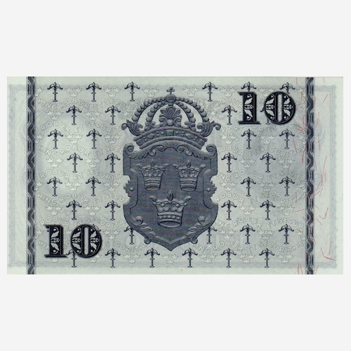 Банкнота Швеции 10 крон. 1958 год. XF-AU (Арт.SEK10-025)