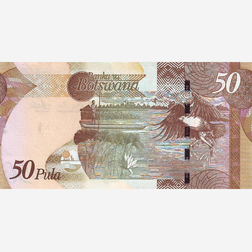 Банкнота Ботсваны 50 пул. 2009 год. UNC (Арт.BWP50-003)