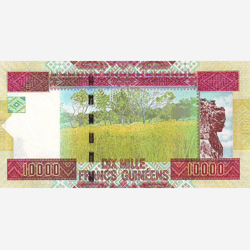 Банкнота Гвинеи 10000 франков. 2012 год. UNC (Арт.GNF10K-010)