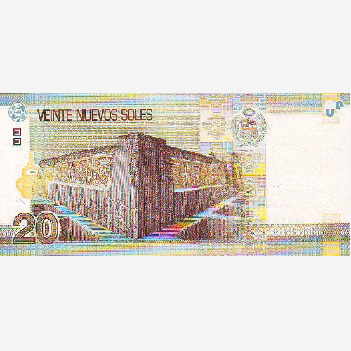 Банкнота Перу 20 солей. 2009 год. UNC (Арт.PEN20-006)