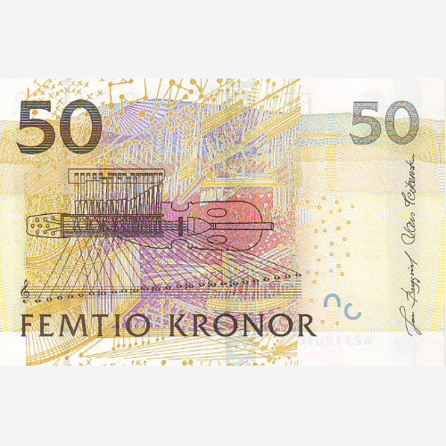 Банкнота Швеции 50 крон. ND. UNC (Арт.SEK50-002)