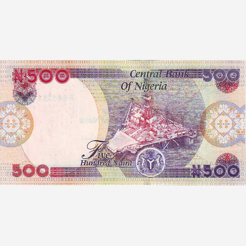 Банкнота Нигерии 500 найр. 2010 год. UNC (Арт.NGN500-008)