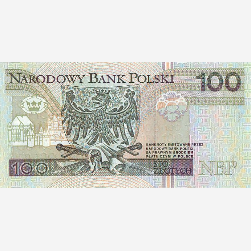 Банкнота Польши 100 злотых. 1994 год. UNC (Арт.PLN100-008)