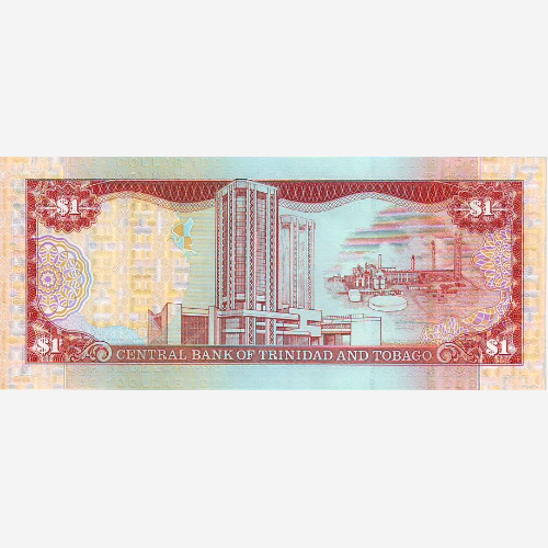 Банкнота Тринидад и Тобаго 1 доллар. 2006 год. UNC (Арт.TTD1-004)