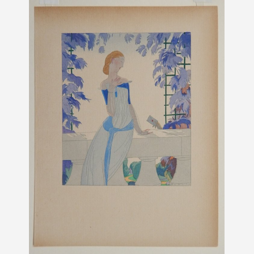 Письмо. Иллюстрация для журнала  VOQUE . Письмо. Эдуард  Бенито (1891 &ndash; 1981)  